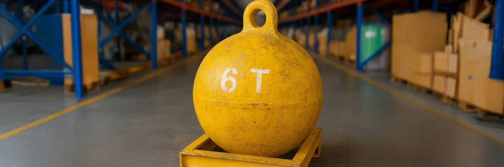 GUBT wrecking ball for high-altitude ore crushing and building demolition