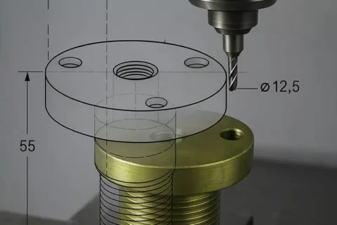 Telsmith Mantle Bolt Machining