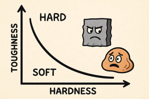 hard vs toughness
