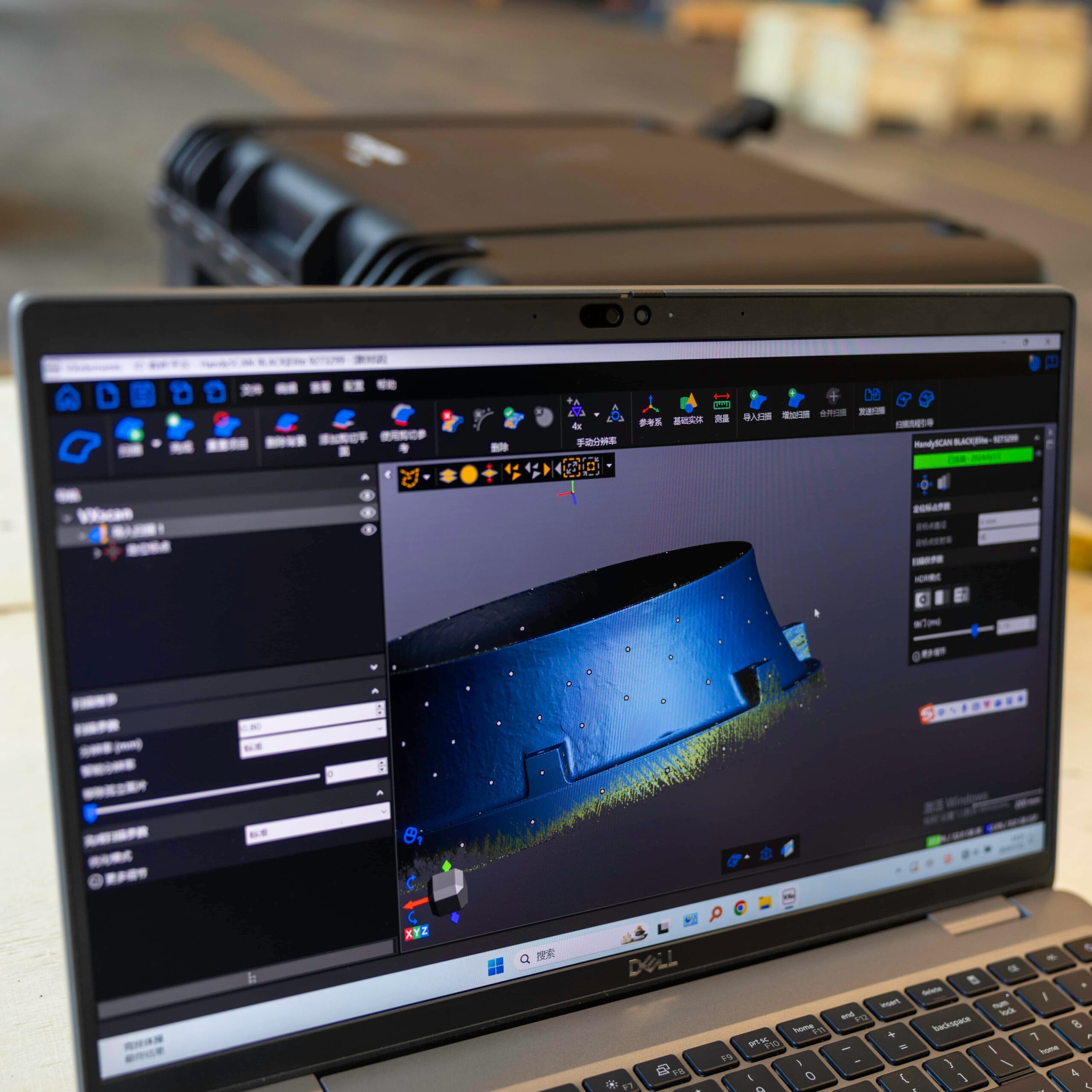 3D scanning mesh data of crusher wear parts
