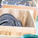 Cone crusher torch rings packed in wooden crates