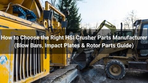 How to Choose the Right HSI Crusher Parts Manufacturer (Blow Bars, Impact Plates & Rotor Parts Guide)